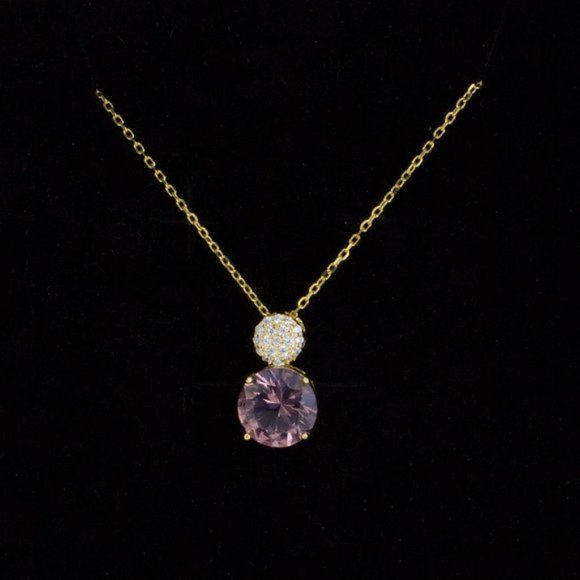 18K gold plated Zultanite Necklace - Picture 3 of 4